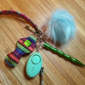 Safety Keychain🌸Handcrafted